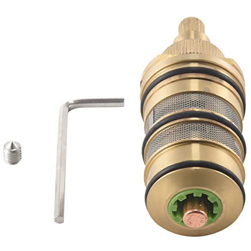 Etyrerre Messing Bad Dusche Thermostat Patroneund für Mischventil Mischer Brausestange Mischbatterie Brausemischventil Patrone Etyrerre Messing Bad Dusche Thermostat Patroneund für Mischventil Mischer Brausestange Mischbatterie Brausemischventil Patrone von Etyrerre