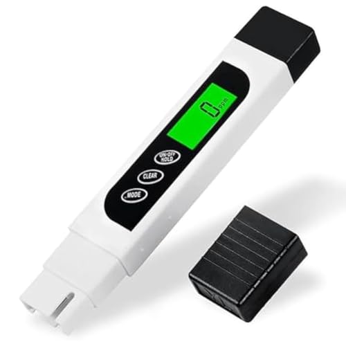 Etyrerre Wassertestmessgerät Präzise und Zuverlässig, TDS-Messgerät, EC-Messgerät und Temperaturmessgerät 3 in 1, Wassertestmessgerät Etyrerre Wassertestmessgerät Präzise und Zuverlässig, TDS-Messgerät, EC-Messgerät und Temperaturmessgerät 3 in 1, Wassertestmessgerät von Etyrerre