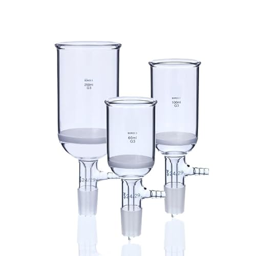 1 Stück 35 ml bis 2000 ml Sandkern-Filtertrichter mit 24# Standard-Gelenk-Laborfiltereinheit G1-G6 erhältlich(500ml) von EuZhOuDEQiNg