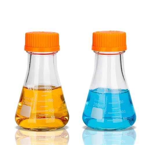 1 stücke Labor 250 ml 500 ml 1000 ml 2000 ml Hohe Borosilikatglas Spirale Neck Dreieckige Glaskolben Hohe Temperatur beständig Erlenmeyerkolben(2000ml) von EuZhOuDEQiNg