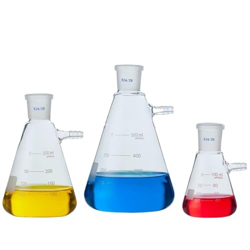 1PCS 25ml Zu 2000ml Gläser Vakuum Schleifen Mund Filtration Saug Glaskolben Labor Filter Flasche Mit Oberen Düse(100ml caliber 24mm) von EuZhOuDEQiNg
