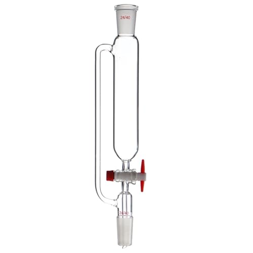 Laborglas Standardöffnung Konstanter Drucktrichter Zylindrischer Tropfscheidetrichter(250ml 24x24) von EuZhOuDEQiNg