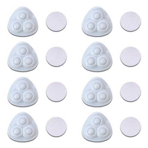 Eucteje 8 Stück Kugelrollen für kleine Küchengeräte 360 Grad Lenkrollen Möbelrollen Selbstklebend Schieber Rollbrett Zubehör für Kaffeemaschine Mixer Küchenmaschine (Mittelgroße Kugelrollen) Eucteje 8 Stück Kugelrollen für kleine Küchengeräte 360 Grad Lenkrollen Möbelrollen Selbstklebend Schieber Rollbrett Zubehör für Kaffeemaschine Mixer Küchenmaschine (Mittelgroße Kugelrollen) von Eucteje