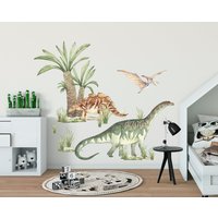 Vorgeschichte Jobaria/Dinosaurier Wandaufkleber Für Kinder Palmen Bäume von Eudajmonia