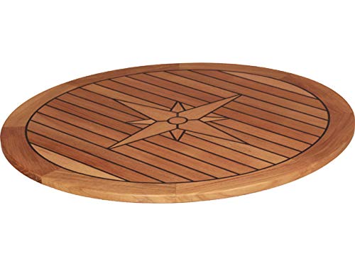 Eude Teak Tischplatte Circle ÃƒËœ 65 cm von Eude
