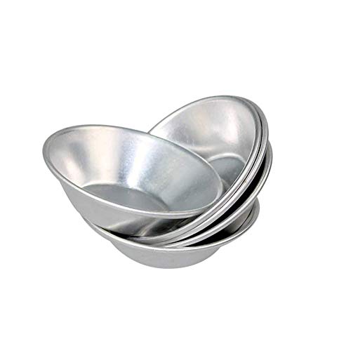 EudoER -24 eloxierten Aluminium-Ei Tart Cupcake Kuchen Cookie Form Puddingform Backen Werkzeug wiederverwendbare Antihaftbeschichtung, Kuchenstil, Eierkuchen, Ofenbacken, DY-Werkzeuge von EudoER