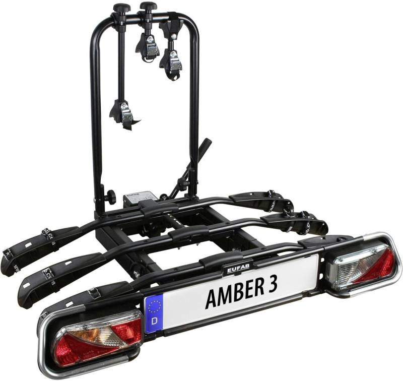 EUFAB Fahrradheckträger Amber III für 3 Fahrräder abklappbar von Eufab Fahrradheckträger