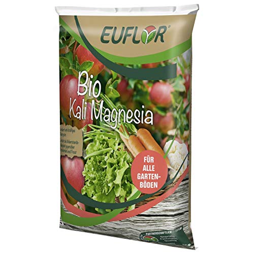 Euflor Bio Kali Magnesia 5 kg Sack • Spezialdünger zur gezielten Kalium- und Magnesiumversorgung • Zur Förderung des Blattgrünaufbaus • erhöht die Widerstandsfähigkeit gegenüber Trockenheit und Frost von Euflor