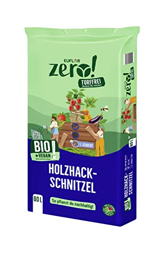 Euflor Bodenschutz Zero! Bio Holzhackschnitzel 60 Liter von Euflor