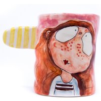 Ingwer Keramik Becher, Redhead Geschenk, Benutzerdefinierte Mama Steinzeug Geschenk Für Sie, Beste Freundin Handgemachte Keramik-Becher von EugeniaGerontara