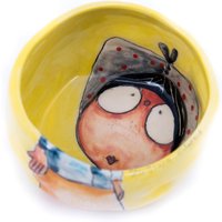 Keramik Müsli Schale Mit Miss Art Design. Steinzeug, Langlebig, 100 % Handgefertigt Und Handbemalt. Süße Keramikschale, Perfektes Geschenk Für Ihre Keramik Müsli Schale Mit Miss Art Design. Steinzeug, Langlebig, 100 % Handgefertigt Und Handbemalt. Süße Keramikschale, Perfektes Geschenk Für Ihre von EugeniaGerontara