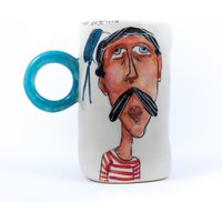 Moderne Keramik-Tasse, Süßes Geschenk Für Ihn Einzigartige Personalisierte Tasse, Perfekt Housewarminggeschenk Oder Geburtstagsgeschenk Moderne Keramik-Tasse, Süßes Geschenk Für Ihn Einzigartige Personalisierte Tasse, Perfekt Housewarminggeschenk Oder Geburtstagsgeschenk von EugeniaGerontara