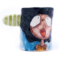 Personalisierte Becher, Geburtstagsgeschenk Für Sie, Süße Keramik Mama Geschenk, Keramik-Becher, Steinzeug-Becher Frauen, Beste Freundin von EugeniaGerontara