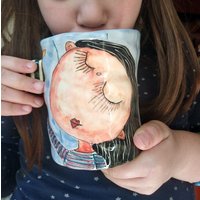 Personalisierte Fee Becher, Geschenk Für Tochter, Benutzerdefinierte Keramik Steinzeug Sie, Beste Freundin Handgemachte Keramik-Becher von EugeniaGerontara