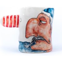 Sailor Geschenke Keramik Becher Für Ihn, Personalisierte Geschenk, Lustige Becher, Männer, Benutzerdefinierte Handgemachte Keramik-Becher Sailor Geschenke Keramik Becher Für Ihn, Personalisierte Geschenk, Lustige Becher, Männer, Benutzerdefinierte Handgemachte Keramik-Becher von EugeniaGerontara