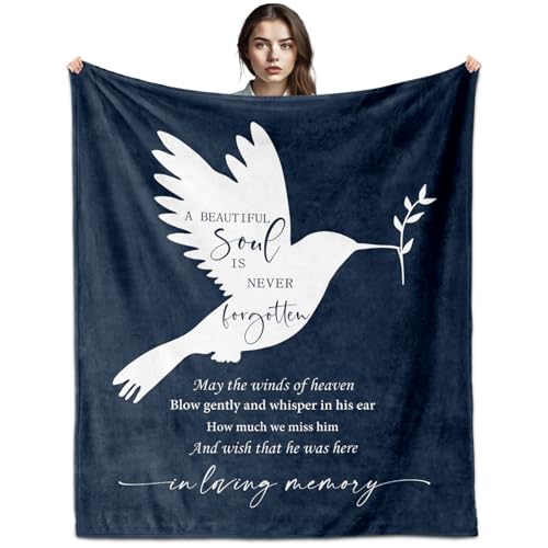 EujGvboU Trauergeschenk, Trauergeschenk, Trauerdecke, 127 x 152,4 cm, Beileidsgeschenke für den Verlust eines geliebten Menschen, in Erinnerung an einen geliebten Menschen, Beileidsgeschenk für EujGvboU Trauergeschenk, Trauergeschenk, Trauerdecke, 127 x 152,4 cm, Beileidsgeschenke für den Verlust eines geliebten Menschen, in Erinnerung an einen geliebten Menschen, Beileidsgeschenk für von EujGvboU