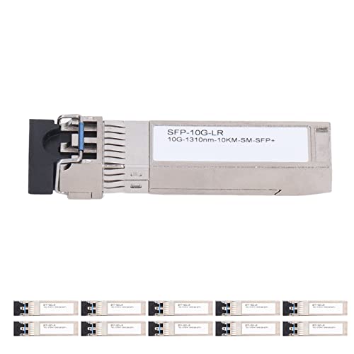 10 Stück Optische Ethernet-Transceiver, Optisches Gigabit-Modul, Optisches Gigabit-Ethernet-Modul, Optisches Fasermodul, Optisches Modul, 1000 Mbit/s, Optisches von Eujgoov