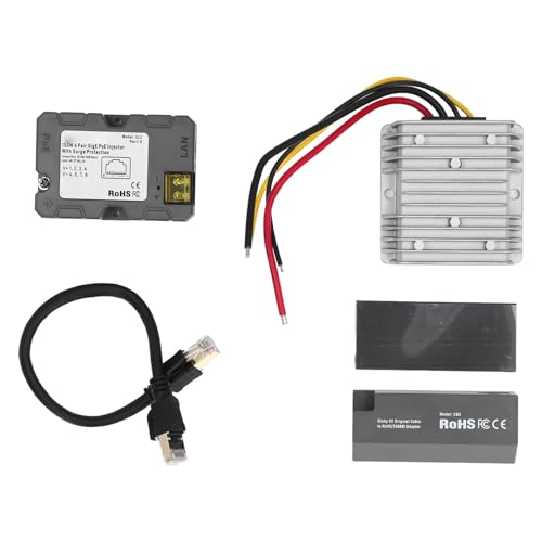 150W PoE Injektor Kit für V2 Internet Kit Satelliten Kabel Adapter auf RJ45 DC Boost Konverter 12V Bis 48V für Router von Eujgoov