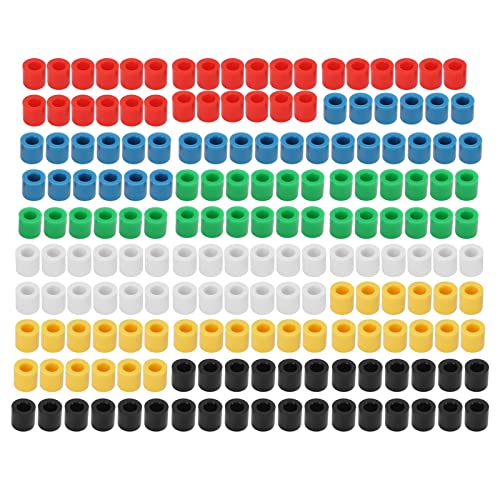 180 Stück 6 Farben Breadboard Push Button Cover Runde ABS Kunststoff Switch Key Hat Ersatz von Eujgoov