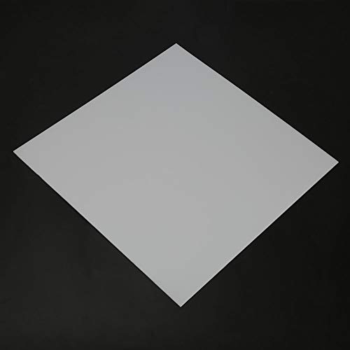 2X300X300Mm Weißes Polyoxymethylen, Weiße Kunststoffplatte 2Mm Platte Pom Engineering Kunststoffplatte von Eujgoov