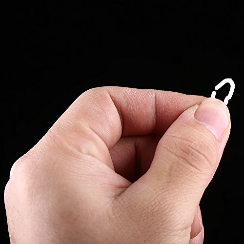 50 Stück Schnabelberingung, Hühnerschnabelverschlüsse Schnabelbits Hühnerschnabel Cock Snap Ringe Anti Picking Geflügelfeder Werkzeug (Medium) von Eujgoov