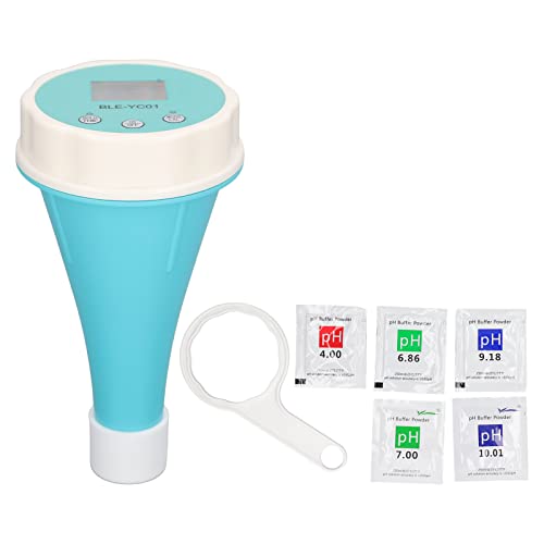 6-in-1-Detektor Wasserqualitätstester, Digitaler Wasserqualität Tester BLE-YC01 Pool Monitor PH Tester von Eujgoov