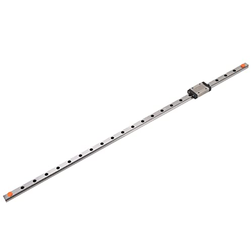 600 Mm Linearführungsschiene MGN12H 600 1R Lagerstahl-Gleitführungsschiene mit Schieber für CNC-Werkzeugmaschinen und 3D-Drucker von Eujgoov