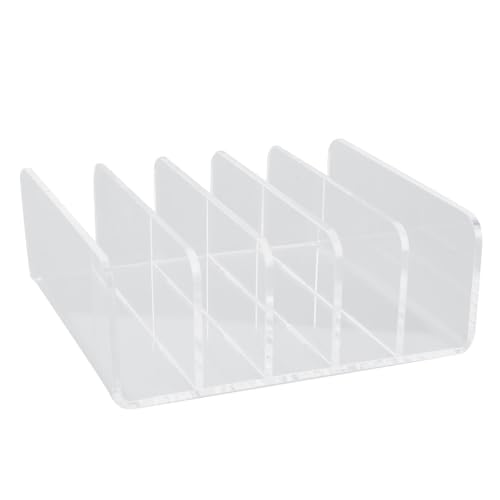 Desktop -Datei Organizer Clear Acryl 5 Fächer für die Sortierung von Bürodokumenten zu Hause oder zu Arbeit Desktop -Datei Organizer Clear Acryl 5 Fächer für die Sortierung von Bürodokumenten zu Hause oder zu Arbeit von Eujgoov