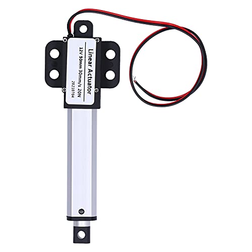 Elektrischer Linearantrieb, 50 Mm Hub, Linearbewegungsantrieb, 12 V DC, Linearantrieb für Schränke und Fensteröffner (Hub 50mm-30mm/s-20N) von Eujgoov