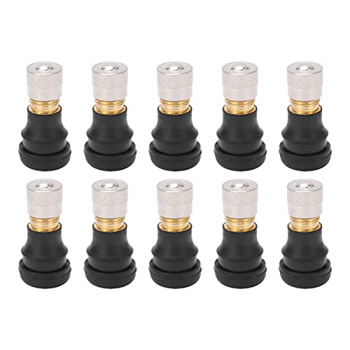 Eujgoov 10 Pcs Elektrischer Roller Tubeless Reifen -Vakuumventil für M365 Pro Scooter Tubeless Reifenventil mit 2 cm Langem Gummi -Radventil mit 2 cm von Eujgoov
