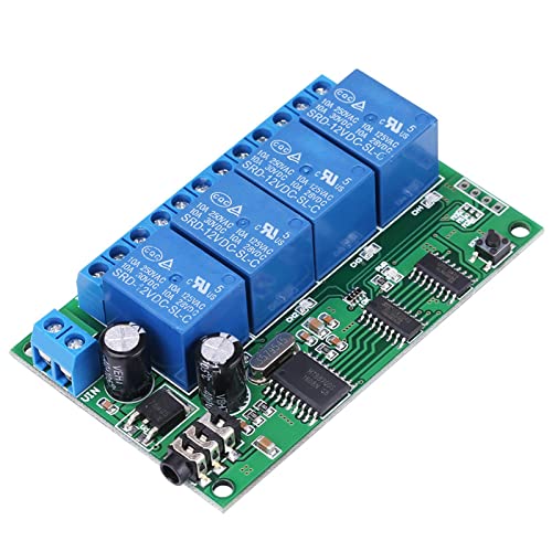 Eujgoov 12V DTMF-SignalDeCoder AD22B04 DTMF-DeCoder 4-Kanal-DTMF-Relaisplatine SPS-SignalDeCoder-Relais MIT Kabel Eujgoov 12V DTMF-SignalDeCoder AD22B04 DTMF-DeCoder 4-Kanal-DTMF-Relaisplatine SPS-SignalDeCoder-Relais MIT Kabel von Eujgoov