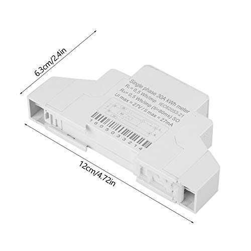 Eujgoov 220 V 5 Ein Digitales 1-Phasen-Einphasen-Stromzähler 2-DRAHT-1P-DIN-SCHIENEN-STROMZIEHLER ELEKTRONISCH KWH-ZIEHLER Eujgoov 220 V 5 Ein Digitales 1-Phasen-Einphasen-Stromzähler 2-DRAHT-1P-DIN-SCHIENEN-STROMZIEHLER ELEKTRONISCH KWH-ZIEHLER von Eujgoov