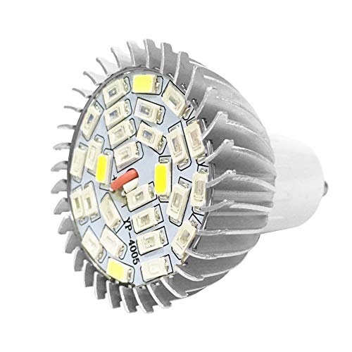 Eujgoov 28W Vollspektrum LED Wachstum, LED Pflanzenlampe Wachstum Glühbirne Licht Wachsende Lampe für Blumenpflanzen 85V-265V(GU10) von Eujgoov