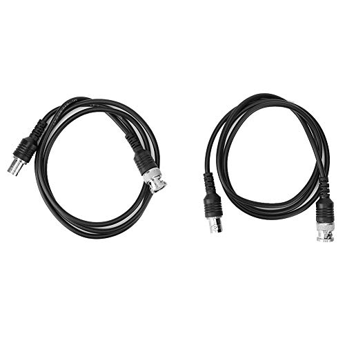 Eujgoov 2PCS BNC Koaxialer Verlängerungskabel mit Reinem Kupfer 1m Männlich Bis Weiblicher Stecker Zur Oszilloskopüberwachung, Erweiterung (BNC -Verlängerungskabel) von Eujgoov