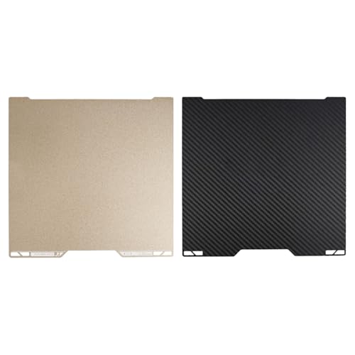 Eujgoov 3D -Druckerbettplattform Carbon Faser Gemustert Haustierbauplatte mit Feiner Pulverbeschichteter Textur 355 X 346 Mm Eujgoov 3D -Druckerbettplattform Carbon Faser Gemustert Haustierbauplatte mit Feiner Pulverbeschichteter Textur 355 X 346 Mm von Eujgoov
