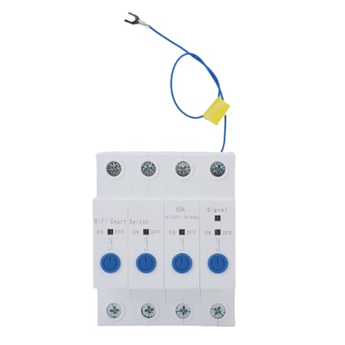 Eujgoov 4p WiFi Circuit Breaker Fernbedienungssteuerung Timing Switch App Unterstützt für Home Security Office, Hotel Eujgoov 4p WiFi Circuit Breaker Fernbedienungssteuerung Timing Switch App Unterstützt für Home Security Office, Hotel von Eujgoov