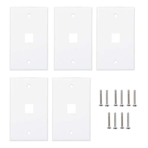 Eujgoov 5pcs Doppelschichtplatte mit Federtür -Design -Netzwerkplatte für Cat5 Cat6 RJ45 Insertion für die Verbesserung der Heimatverbesserung Eujgoov 5pcs Doppelschichtplatte mit Federtür -Design -Netzwerkplatte für Cat5 Cat6 RJ45 Insertion für die Verbesserung der Heimatverbesserung von Eujgoov