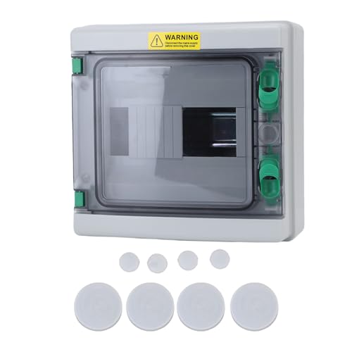 Eujgoov 8 Schaltungsverteilungsbox mit Transparenten Abdeckung ABS -Anschlusskasten Im Freien für Elektrische Schaltkreisanschlüsse Industrie -Elektrokartons Im Freien von Eujgoov