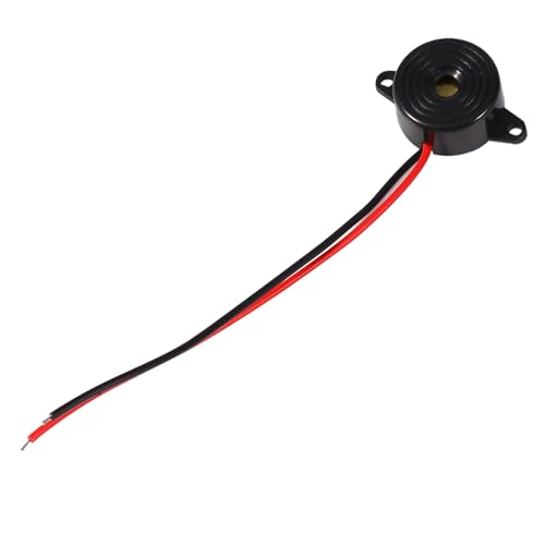Eujgoov Aktiver Elektronischer Piezo -Summer 3 Bis 24 V Schall Alarm mit Kabellänge 100 Mm für Computer Drucker Alarm von Eujgoov