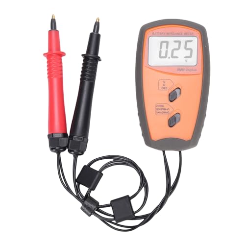 Eujgoov Auto -Batterie -Tester, Batterie -Lastanalysator -Voltmeter mit LCD -Anzeige Zum Testen von EV und Telefonbatterien von Eujgoov