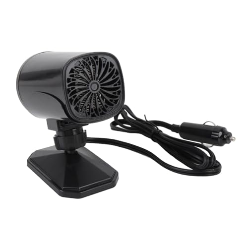 Eujgoov Autoheizung Kompakte Windschutzscheibe Defroster 2 in 1 Kühlung und Heizung für Autoversorgung (BLACK) von Eujgoov