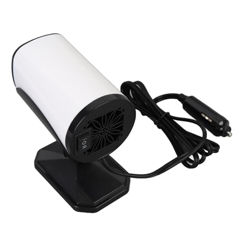 Eujgoov Autoheizung Kompakte Windschutzscheibe Defroster 2 in 1 Kühlung und Heizung für Autoversorgung (WHITE) von Eujgoov