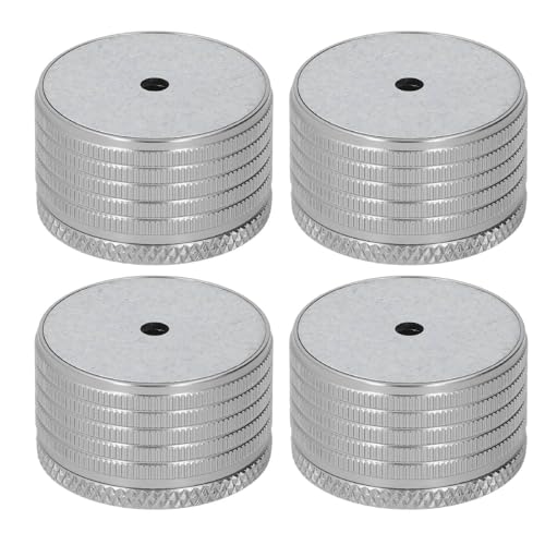 Eujgoov Betthöhung Stütze Beinrahmen Möbel Risers Sofa Tischlatten, Aluminiumlegierhöhe Beine Einstellbare Stuhlschrank für Verbesserte Stabilität (Gray) von Eujgoov