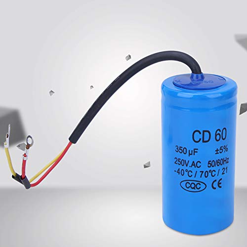 Eujgoov CD60 350UF 250V Wechselstrommotor Startkondensator für Kühlenschnank Klimaanlage Wasserpumpe Weschmaschine von Eujgoov