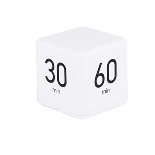 Eujgoov Cube Timer, Digitaler Küchen-Timer Countdown-Alarm-Timer mit Digital Anzeige für Sport Kochs Piel Büro (15-20-30-60) von Eujgoov