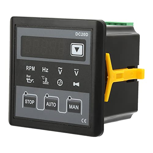 Eujgoov DC20D Generator Controller, Auto Start Stop, Schutz und Alarm, Systems Teuerung für Generator mit Mikro-Computer-Steuerung, LED-Anzeige und Schutz-Funktion von Eujgoov