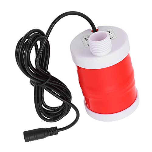 Eujgoov Dc 12 V Tauchpumpe 6 M, Wasserpumpe Tauchpumpe Entladelift Dc Bürstenloser Motor Sumppumpe MIT FUTPOLSTER 20 W 700 L Pro Stunde Geräuscharm für Zuhause, Pool, Teich, Garten von Eujgoov