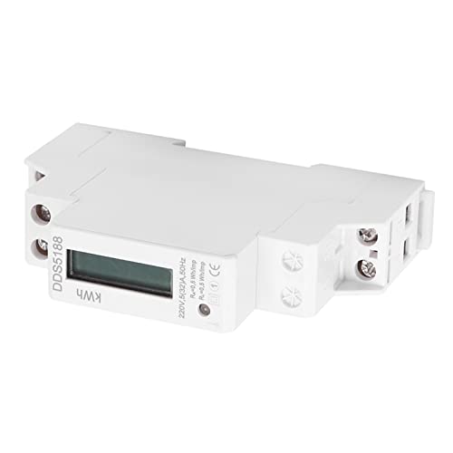 Eujgoov Din-schIENEN-ENERGIEZIEHLER Digital 220 V Einphasig 5-32 Ein Elektronischer KWH-Zähler Messwerkgeug Spannungsprüfer Eujgoov Din-schIENEN-ENERGIEZIEHLER Digital 220 V Einphasig 5-32 Ein Elektronischer KWH-Zähler Messwerkgeug Spannungsprüfer von Eujgoov