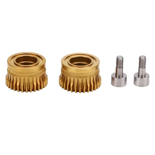 Eujgoov Doppellagergetrades Upgrade KI Härterstahl DLC Reduktion Gear Alle Metallfilamentantrieb Extruder -Zahnrad für K1 Maximal K1C 3D -Drucker von Eujgoov