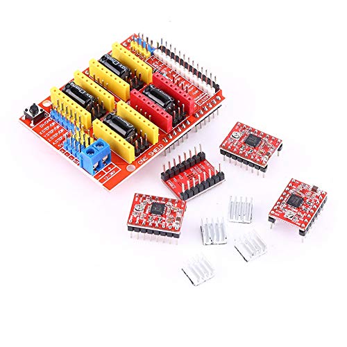 Eujgoov EUJGOOV CNC Shield Expansion Board A4988 ODER DRV8825 Stepper -Fahrer für V3 Graveur 3D -Drucker Eujgoov EUJGOOV CNC Shield Expansion Board A4988 ODER DRV8825 Stepper -Fahrer für V3 Graveur 3D -Drucker von Eujgoov